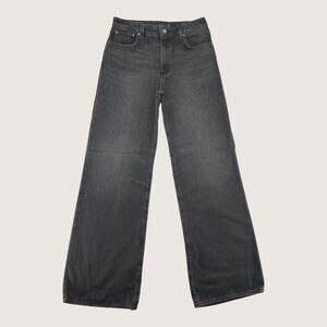 Lauren Ralph Lauren Wide Leg Jeans Black Wash Women’s Size 8 Relaxed Denim